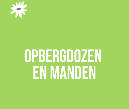 opbergdozen en manden