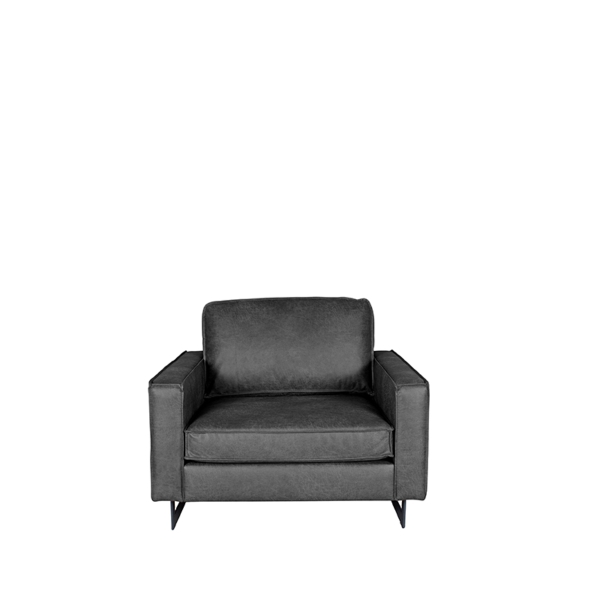 LABEL51 Bank Arezzo - Antraciet - Microfiber - 1-ZitsLABEL51