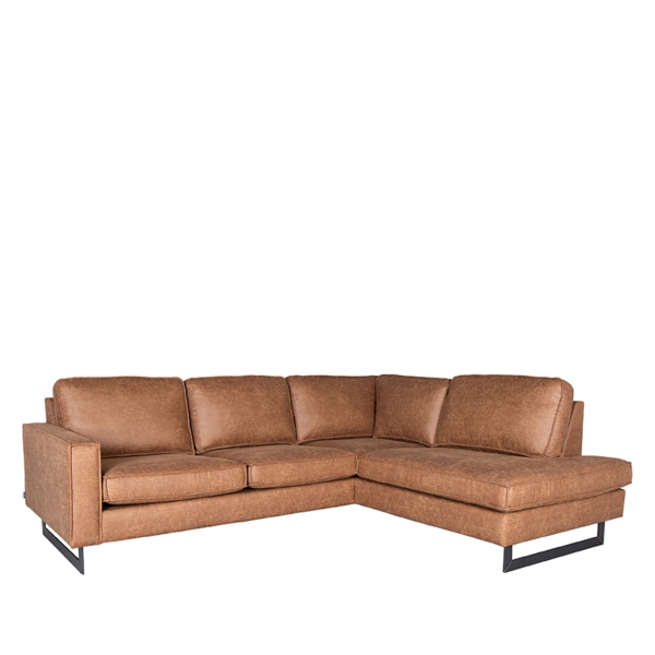 LABEL51 Hoekbank Arezzo - Cognac - Microfiber - 2