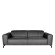 LABEL51 Bank Trento - Antraciet - Microfiber - 3-ZitsLABEL51