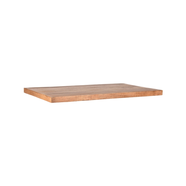 LABEL51 Eetkamertafel Tafelblad Straight Edge - Rough - Mangohout - 120 cm StraightLABEL51