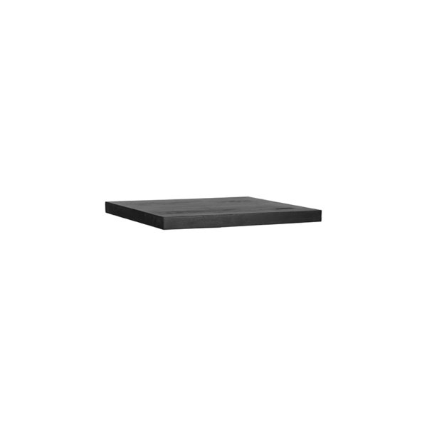 LABEL51 Eetkamertafels Tafelblad Straight Edge - Zwart - Mangohout - 70 cm StraightLABEL51