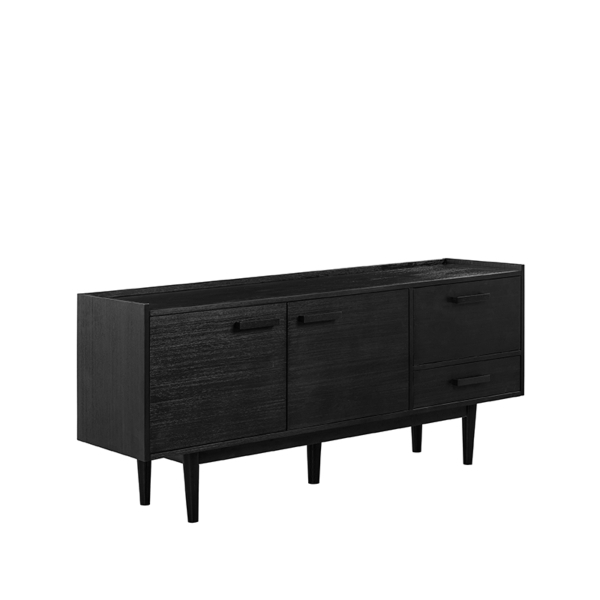 LABEL51 Dressoir Cali - Zwart - Acaciahout - 170 cmLABEL51