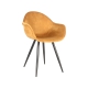 LABEL51 Eetkamerstoelen Forli - Oker - FluweelLABEL51