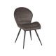 LABEL51 Eetkamerstoelen Sil - Antraciet - MicrofiberLABEL51