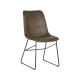 LABEL51 Eetkamerstoelen Slim - Army green - MicrofiberLABEL51