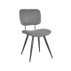 LABEL51 Eetkamerstoelen Vic - Donkergrijs - RibcordLABEL51