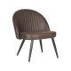 LABEL51 Fauteuil Enzo - Antraciet - MicrofiberLABEL51