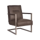 LABEL51 Fauteuil Jim - Antraciet - MicrofiberLABEL51