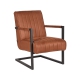 LABEL51 Fauteuil Milo - Cognac - MicrofiberLABEL51