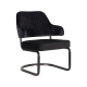 LABEL51 Fauteuil Otta - Zwart - FluweelLABEL51