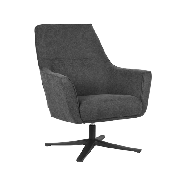 LABEL51 Fauteuil Tod - Antraciet - WeaveLABEL51