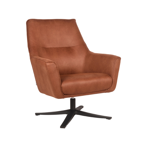 LABEL51 Fauteuil Tod - Cognac - MicrofiberLABEL51