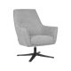 LABEL51 Fauteuil Tod - Zinc - WeaveLABEL51