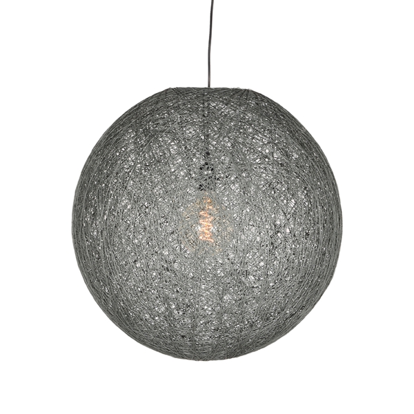 LABEL51 Hanglampen Twist - Grijs - Vlas - XLLABEL51