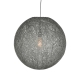 LABEL51 Hanglampen Twist - Grijs - Vlas - XLLABEL51