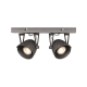 LABEL51 Spots Cap led - Burned Steel - Metaal - 2 LichtsLABEL51