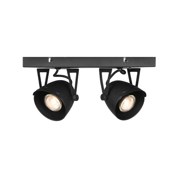 LABEL51 Spots Cap led - Zwart - Metaal - 2 LichtsLABEL51