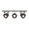 LABEL51 Spots Cap led - Burned Steel - Metaal - 3 LichtsLABEL51