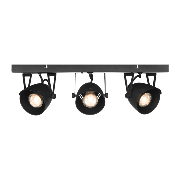 LABEL51 Spots Cap led - Zwart - Metaal - 3 LichtsLABEL51