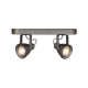 LABEL51 Spots Max led - Burned Steel - Metaal - 2 LichtsLABEL51