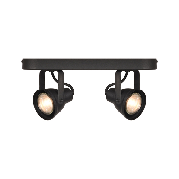 LABEL51 Spots Max led - Zwart - Metaal - 2 LichtsLABEL51