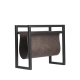 LABEL51 Woondecoratie Magazinehouder - Antraciet - LederLABEL51