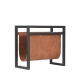 LABEL51 Woondecoratie Magazinehouder - Cognac - LederLABEL51
