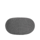 LABEL51 Poef Knitted - Donkergrijs - Katoen - LLABEL51
