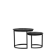 LABEL51 Salontafels Duo - Zwart - Mangohout - 50 cmLABEL51