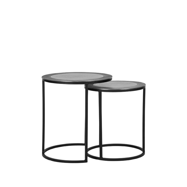 LABEL51 Salontafels Set Pair - Antiek ash - Metaal - 40 cmLABEL51
