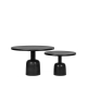 LABEL51 Salontafels Set Wink - Zwart - Metaal - 70 cmLABEL51