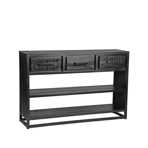 LABEL51 Sidetables Chili - Zwart - Mangohout - SidetableLABEL51