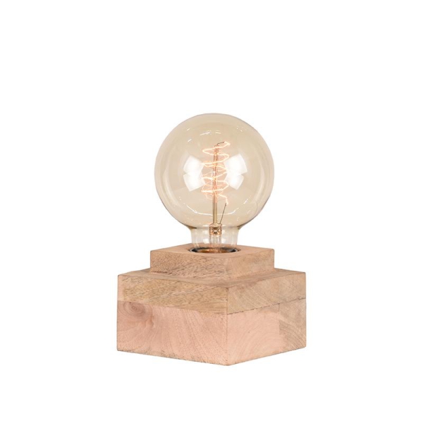 LABEL51 Tafellampen Block - Rough - MangohoutLABEL51