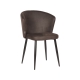LABEL51 Eetkamerstoelen Wave - Antraciet - MicrofiberLABEL51