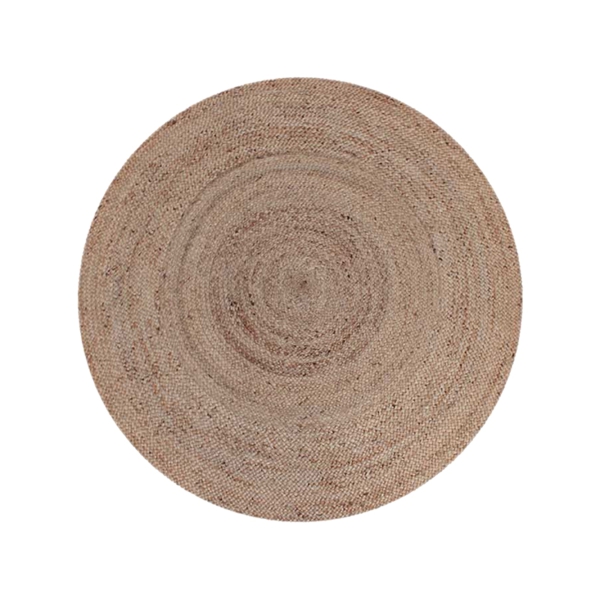 LABEL51 Vloerkleden Jute - Naturel - Jute - 150x150 cmLABEL51