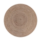 LABEL51 Vloerkleden Jute - Naturel - Jute - 180x180 cmLABEL51