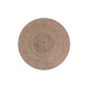 LABEL51 Vloerkleden Jute - Naturel - Jute - 90x90 cmLABEL51