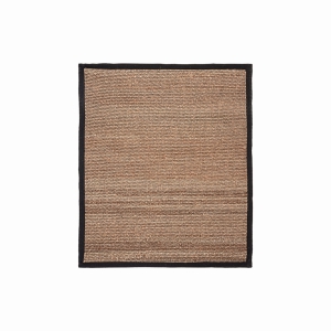 LABEL51 Vloerkleden Jute - Zwart - Jute - 140x160 CmLABEL51