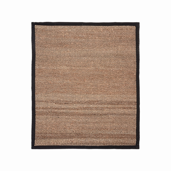 LABEL51 Vloerkleden Jute - Zwart - Jute - 160x230 CmLABEL51