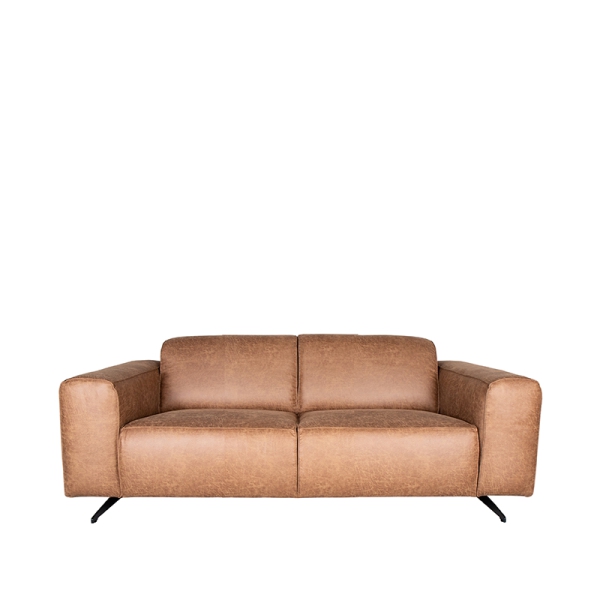 LABEL51 Bank Modena - Cognac - Microfiber - 2-ZitsLABEL51