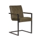 LABEL51 Eetkamerstoelen Denmark - Army green - MicrofiberLABEL51