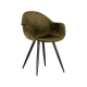 LABEL51 Eetkamerstoelen Forli - Army green - FluweelLABEL51