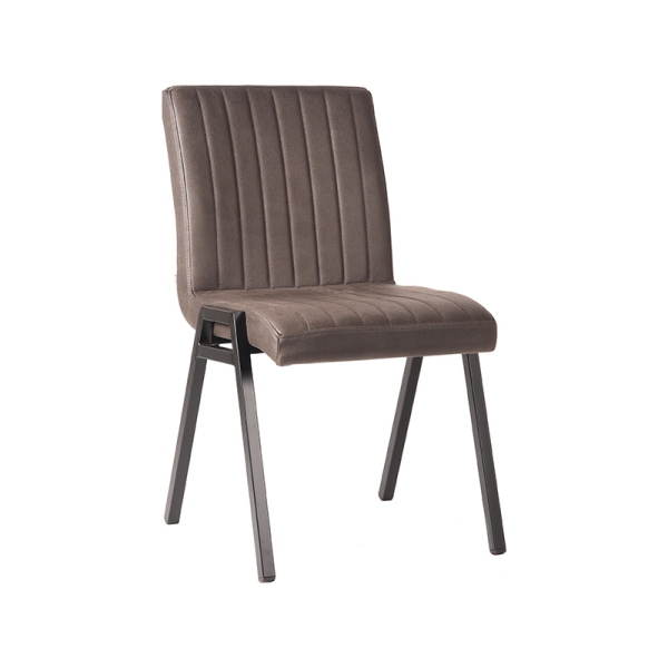 LABEL51 Eetkamerstoelen Matz - Antraciet - MicrofiberLABEL51