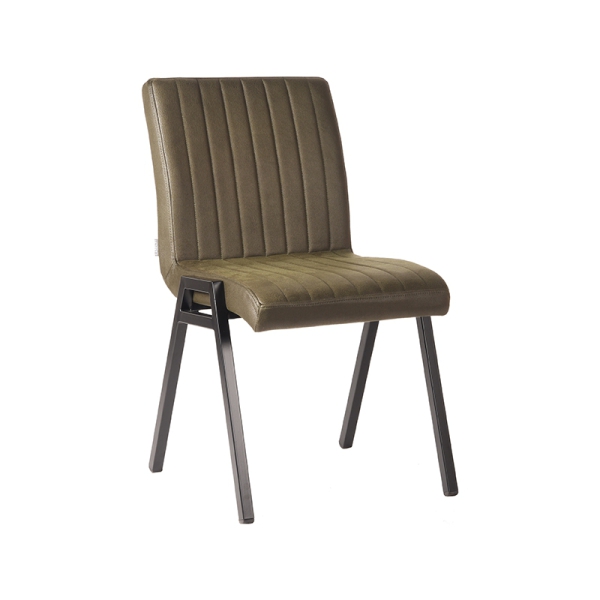 LABEL51 Eetkamerstoelen Matz - Army green - MicrofiberLABEL51