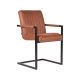 LABEL51 Eetkamerstoelen Milo - Cognac - MicrofiberLABEL51