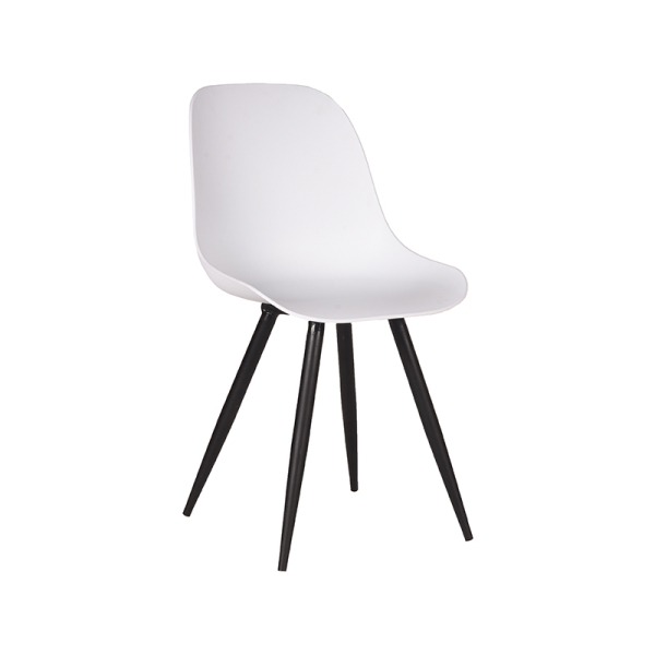 LABEL51 Eetkamerstoelen Monza - Wit - KunststofLABEL51