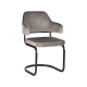 LABEL51 Eetkamerstoelen Otta - Grijs - FluweelLABEL51