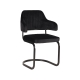 LABEL51 Eetkamerstoelen Otta - Zwart - FluweelLABEL51