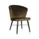 LABEL51 Fauteuil Wave - Army green - FluweelLABEL51